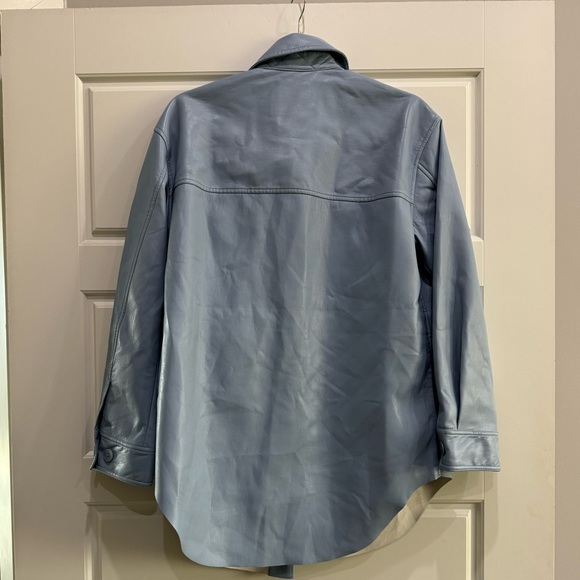 Aritzia Wilfred Ganna Faux Leather Shirt Jacket - Picture 5 of 5